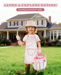 YAUNGEL Kids Gardening Set watering can for gentle, splash-free watering