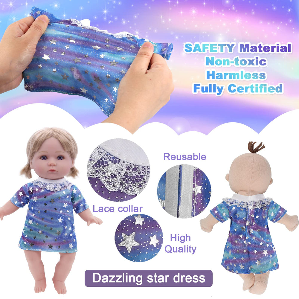 YAYYAY Alive Girl Doll Clothes decorative accessories, completes princess dress-up look.