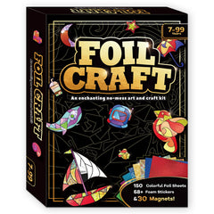 Yazhiji foil art kit mermaid mega mess package promotes mess-free creativity.