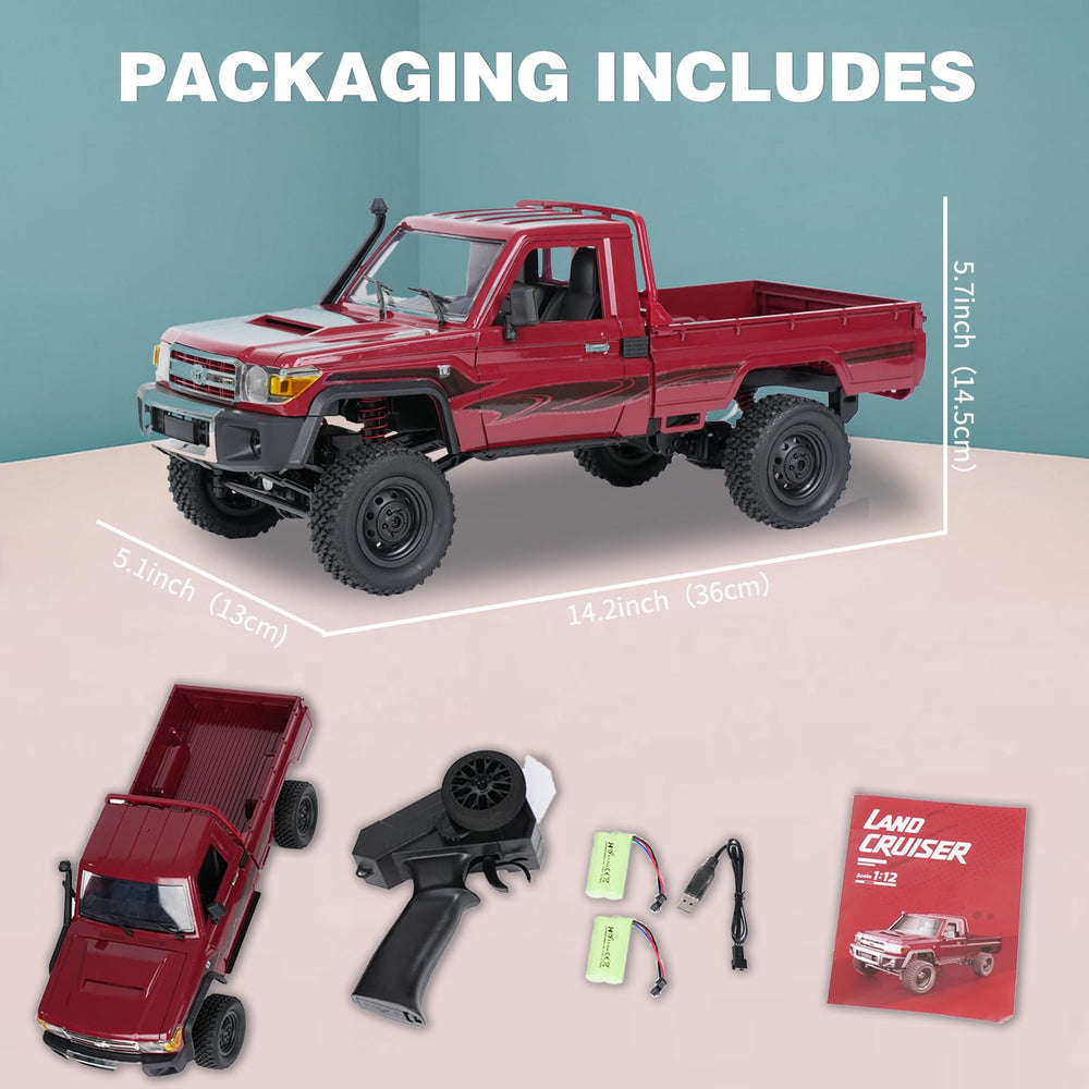 YAZHIYI MN-82 RC crawler gift-pack presentation and accessories