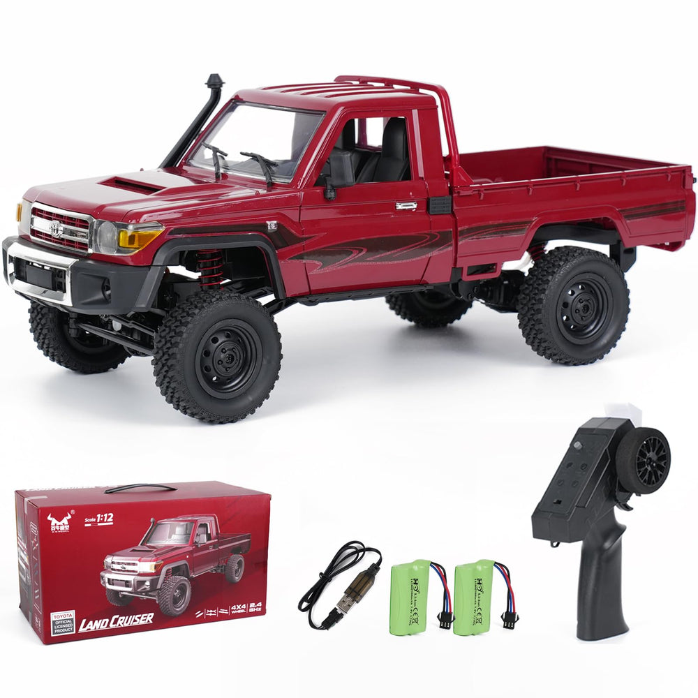 YAZHIYI MN-82 RC crawler front view with Toyota pickup styling for off-road excitement