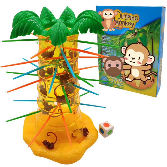 Ybgocot Kids Monkey Game banana tree setup invites playful balance challenges for families.