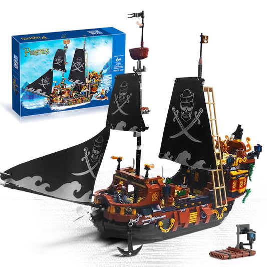 YBLOCK Pirates Ship Mini Build – detailed model for immersive play and display.