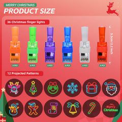 YBSOP Christmas Tree neon finger light creates festive ambiance for gatherings.