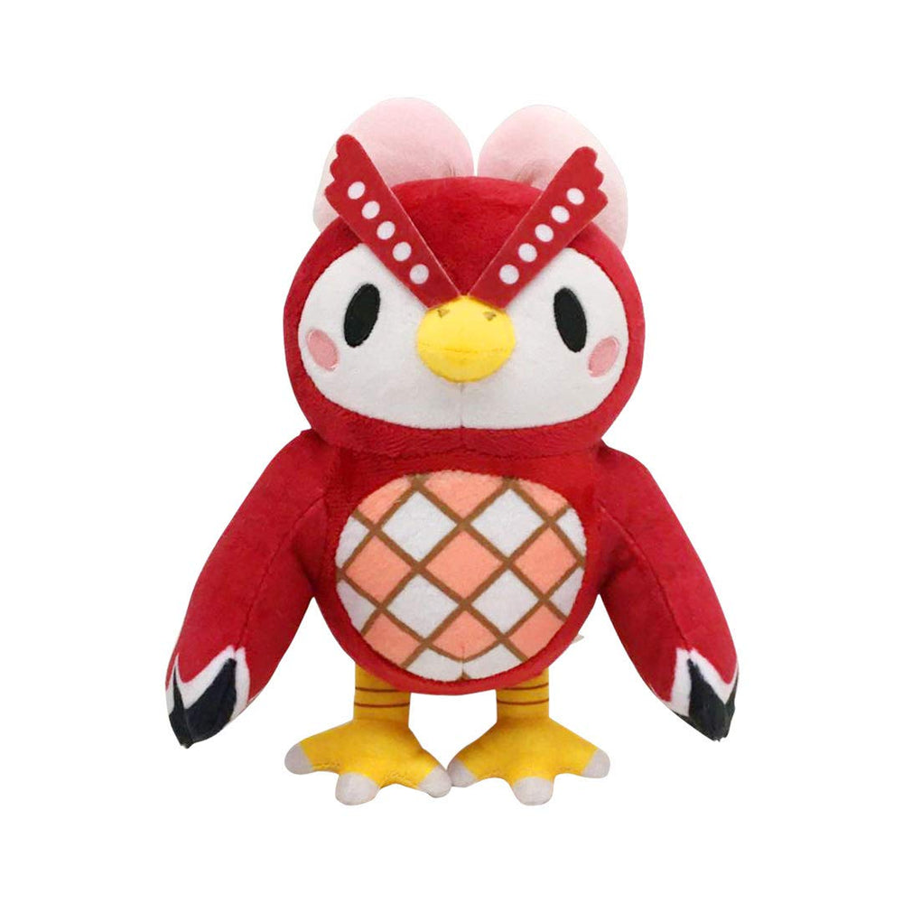 Ycixri Celeste owl plush face close-up; soft cuddle buddy for kids.