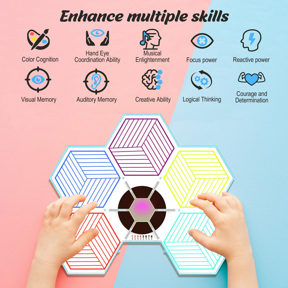 Yeaye game board memory training mode strengthens short-term recall.