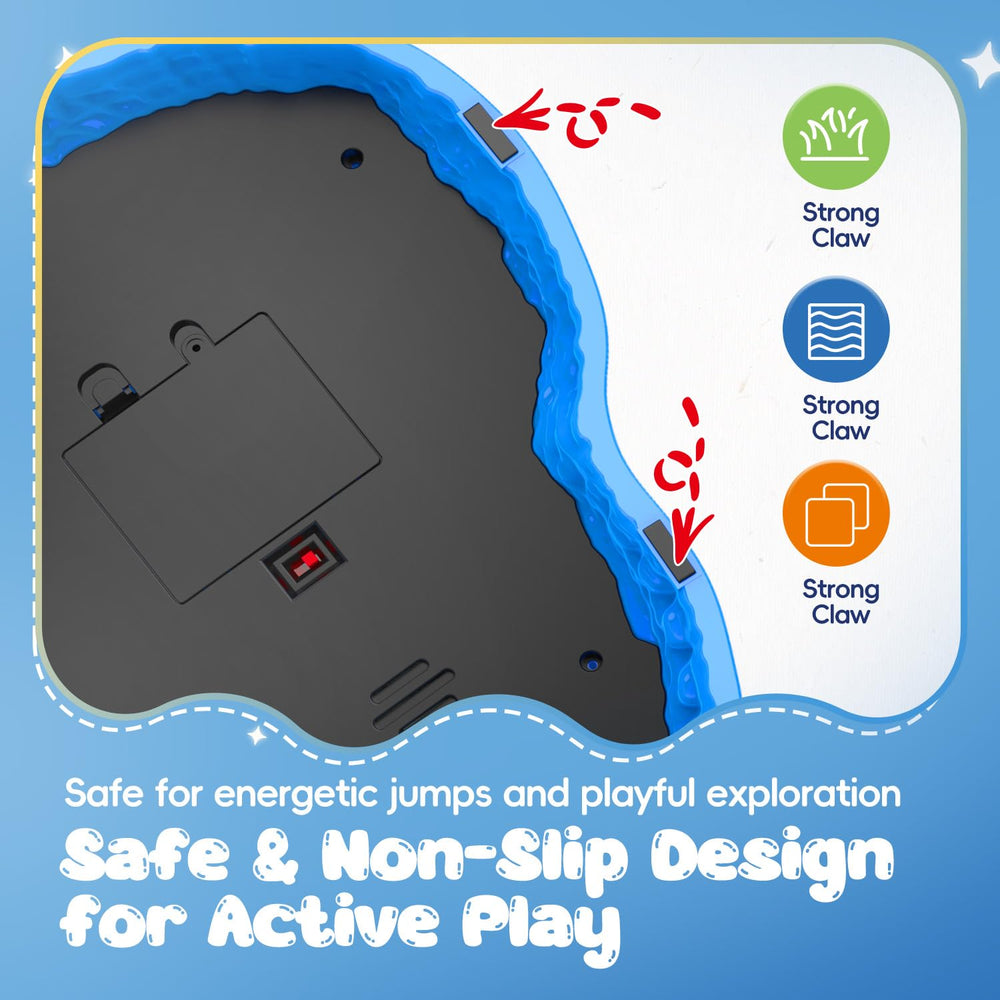 YEE BY ONE includes rechargeable batteries for extended play sessions.