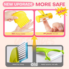 Yeeammk pink cutting boards ideal for toddler kitchen activities