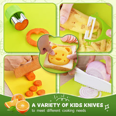 Yeeammk sandwich cutters introduce fun shapes for mini cooks.