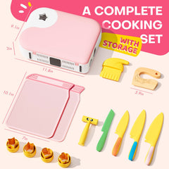 Yeeammk toddler peeler included for safe kitchen practice