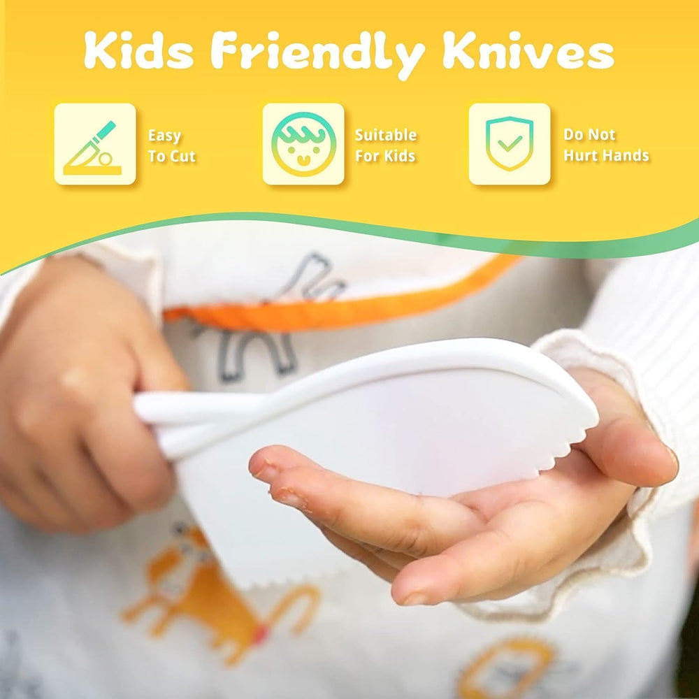 Yeeammk Y-peeler helps kids learn prep tasks with supervision.