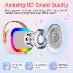 YEEHAO karaoke crystal-clear sound enhances family sing-alongs