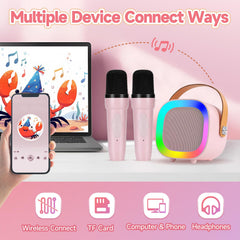 YEEHAO karaoke wireless connection up to 50 feet for flexible setup