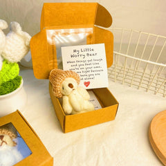 Yeesam back-to-school bear in box — motivating companion for students.