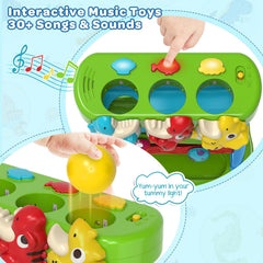 YEGEER color-matching ball game helps hand-eye coordination during feeding.