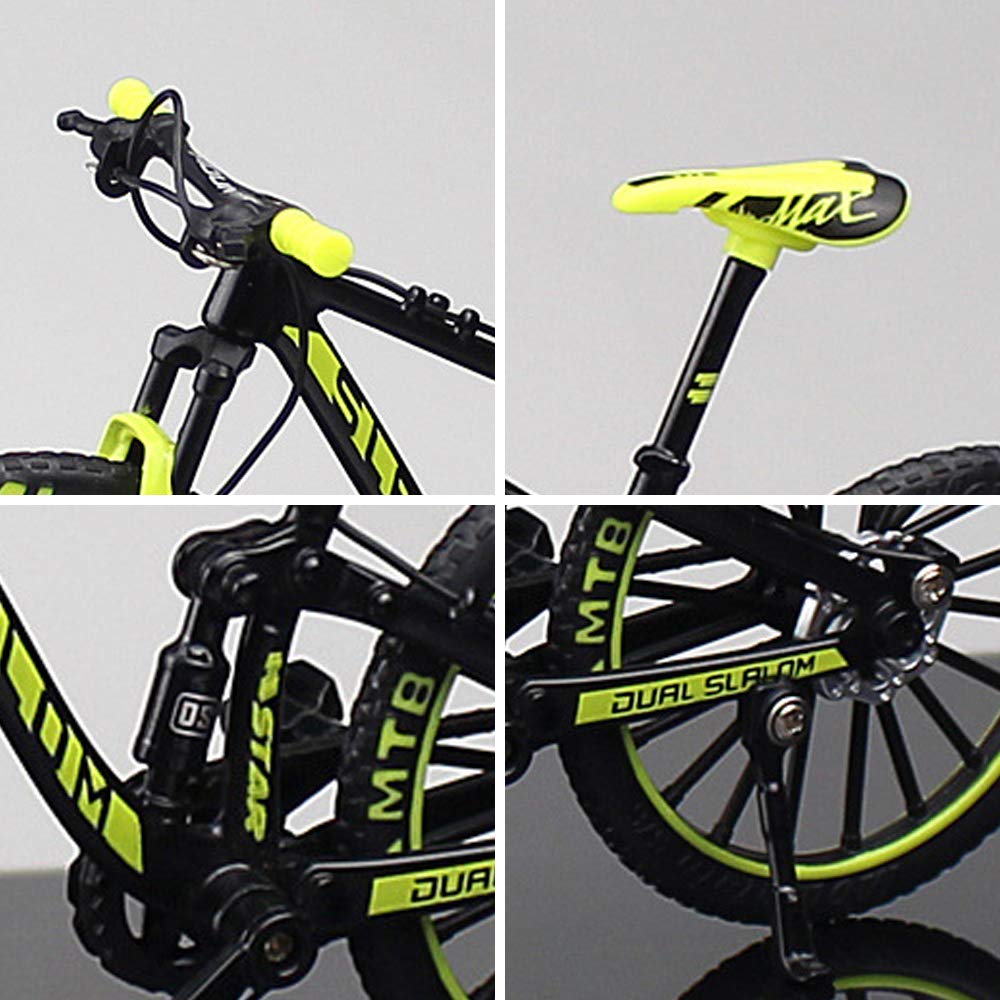YEIBOBO alloy mini downhill bike toy pedal-drive action view.