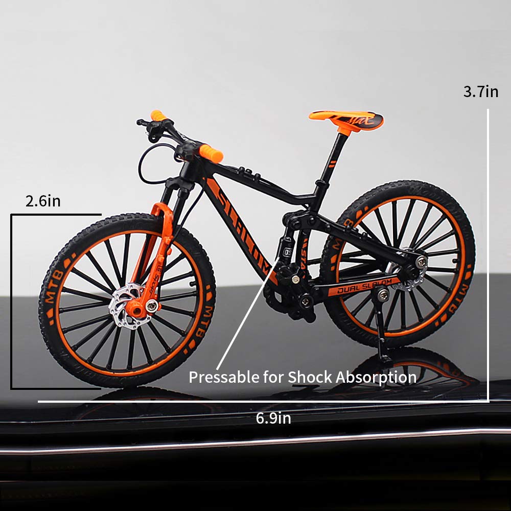 YEIBOBO alloy mini bike toy on desk display for compact decor