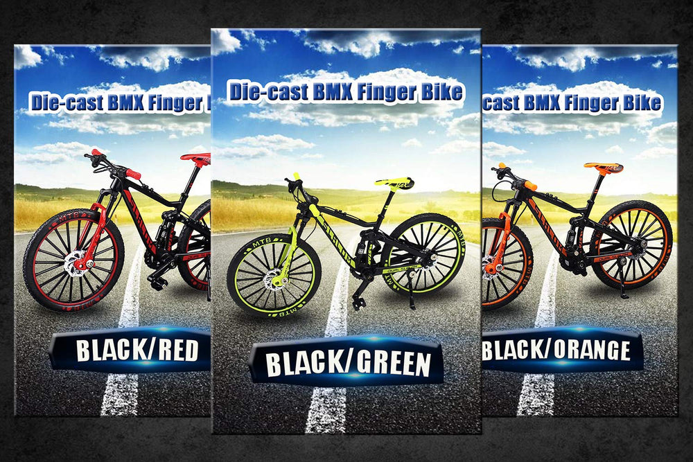 YEIBOBO alloy mini downhill bike toy packaging with double box for gifting display.