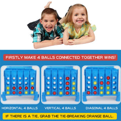 YEIBOBO Bounce Balls Shots Game ABS material ensures safe play.