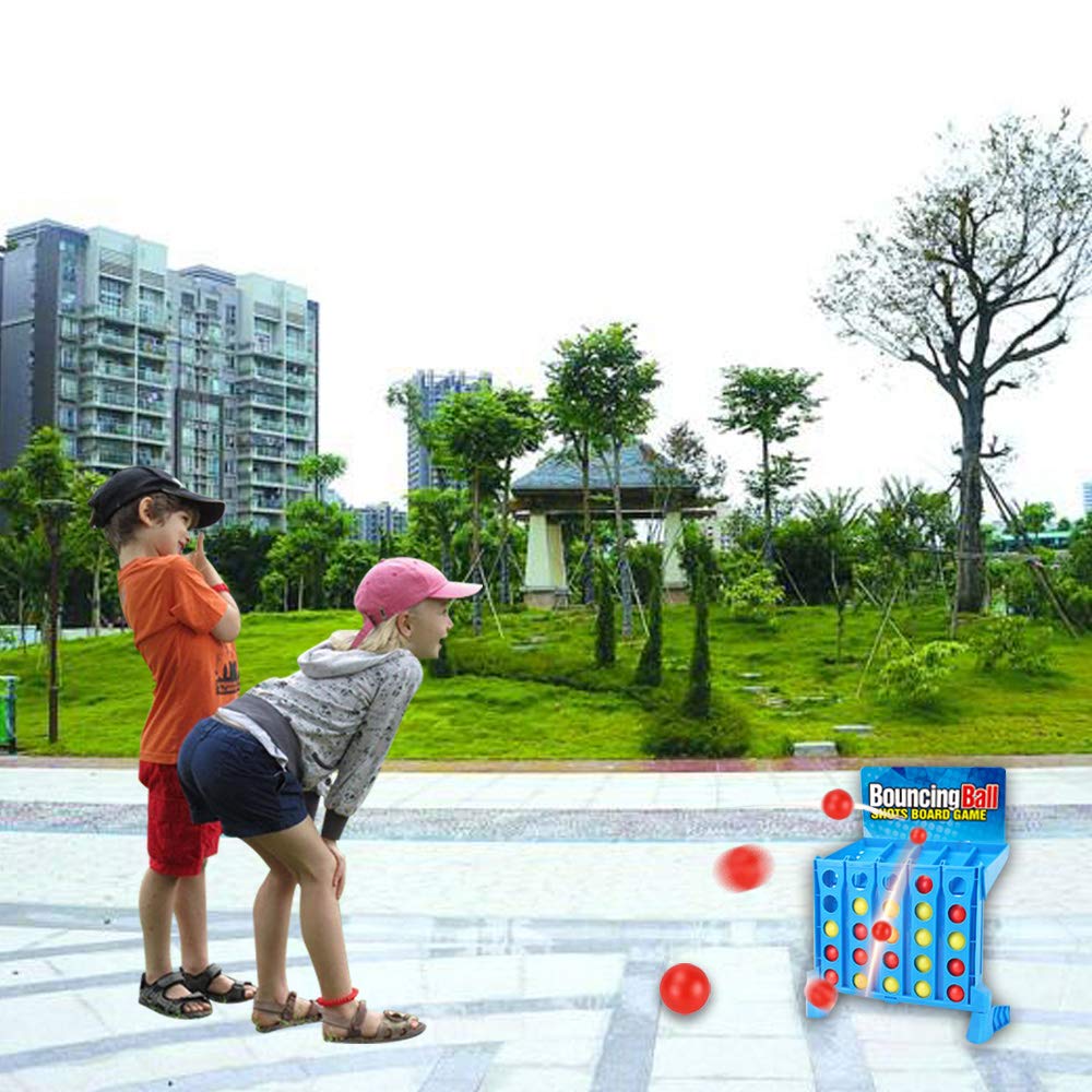YEIBOBO Bounce Balls Shots Game in two-team mode encourages teamwork.