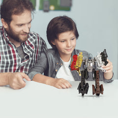 YEIBOBO! mini transforming robot mode A enables versatile play and storytelling.