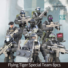YEIBOBO figures include weapons and accessories for imaginative scenes.