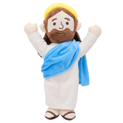 Yelakey 13-inch Jesus Plush Doll ideal for cuddling and comforting faith-based play.
