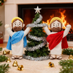 Yelakey Jesus Plush vacuum-packed for secure shipping and quick fluffing.