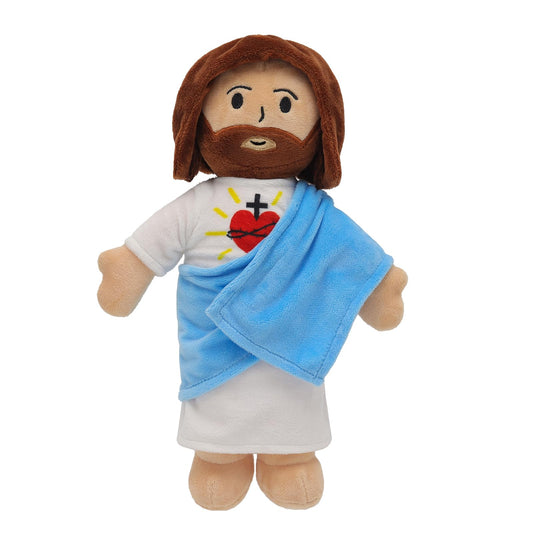 Yelakey 13-inch Jesus plush doll offering soft, comforting hugs for kids