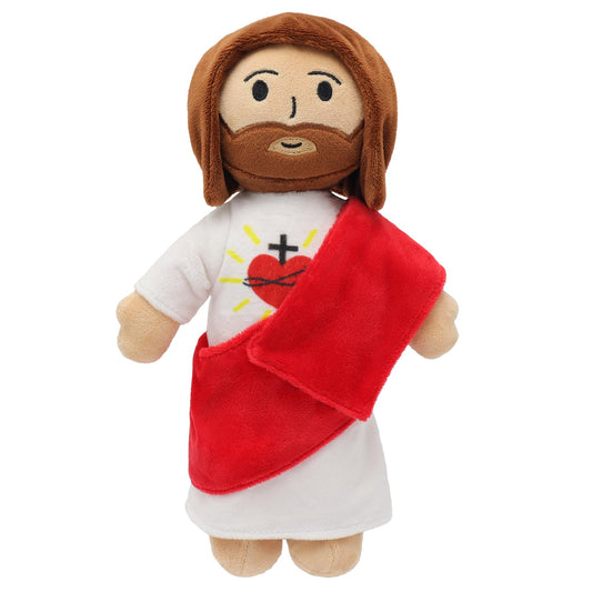 Yelakey 13-inch Jesus plush toy, a cuddly bedtime companion.