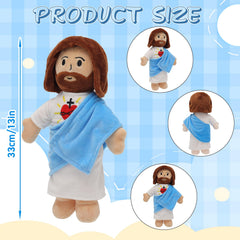 Yelakey Jesus plush at bedtime for gentle snuggling and calm evenings