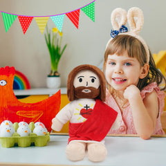 Yelakey Jesus plush bedtime snuggle comforting children at night