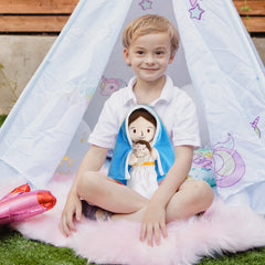 Yelakey Jesus plush doll is a comforting keepsake for families.