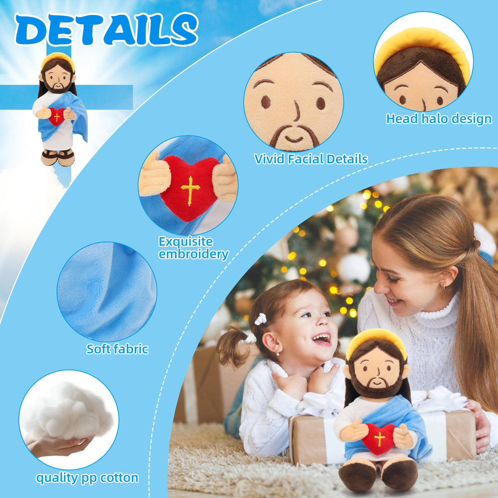 Yelakey Jesus plush used as Easter decoration inspiration