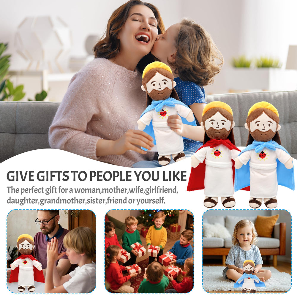 Yelakey Jesus Plush Gift-Ready keepsake for baptisms or special occasions.