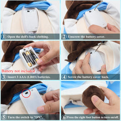 Soft polyester material: Yelakey Jesus plush invites gentle touch and long lasting softness.