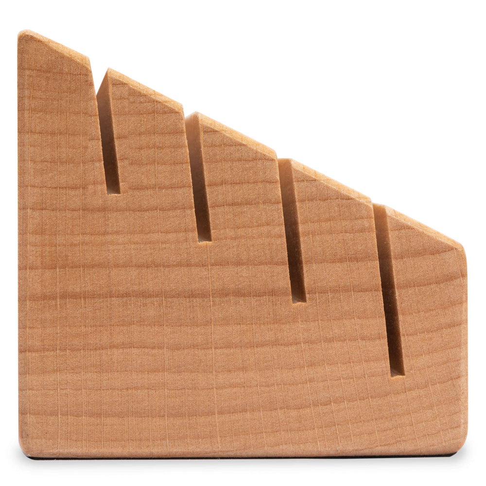 Yellow Mountain Imports beechwood card holders supporting hands-free gameplay for poker and rummy