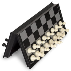Yellow Mountain Imports non-magnetic checkers close-up for easy handling.
