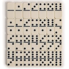 Family game night with Yellow Mountain dominoes for social play