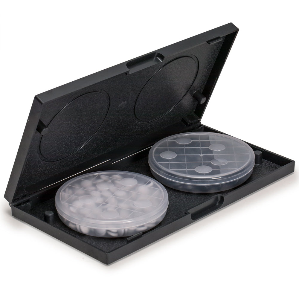 Yellow Mountain Imports travel Go set with folded case and visible bowls