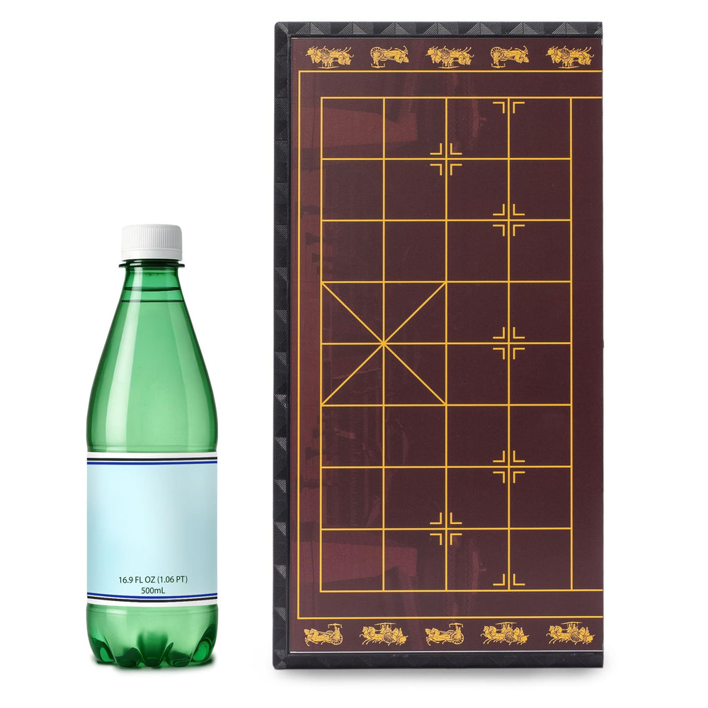 Yellow Mountain Imports jade-colored Xiangqi pieces provide clear contrast for readable moves.
