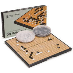 Yellow Mountain Imports magnetic Go board 11-inch ready for travel and play