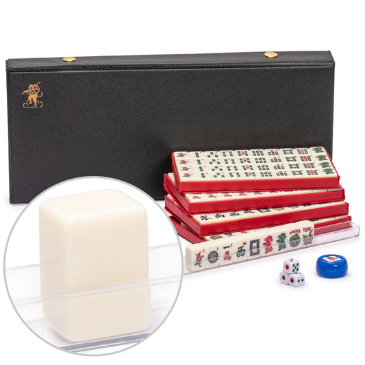 Yellow Mountain Imports mini American Mahjong travel tiles with traditional characters and Western numerals