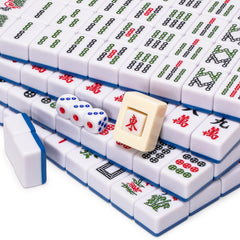 Wind indicator helps track tile turns in Royal Azure set.