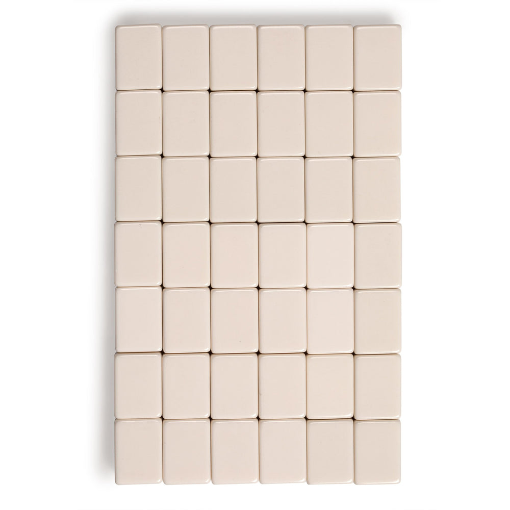 Tile rack dimensions shown for organized gameplay setup