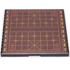 Yellow Mountain Imports Xiangqi pieces store securely inside the board.
