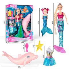 Yellow River Gift-ready mermaid princess set for birthdays.