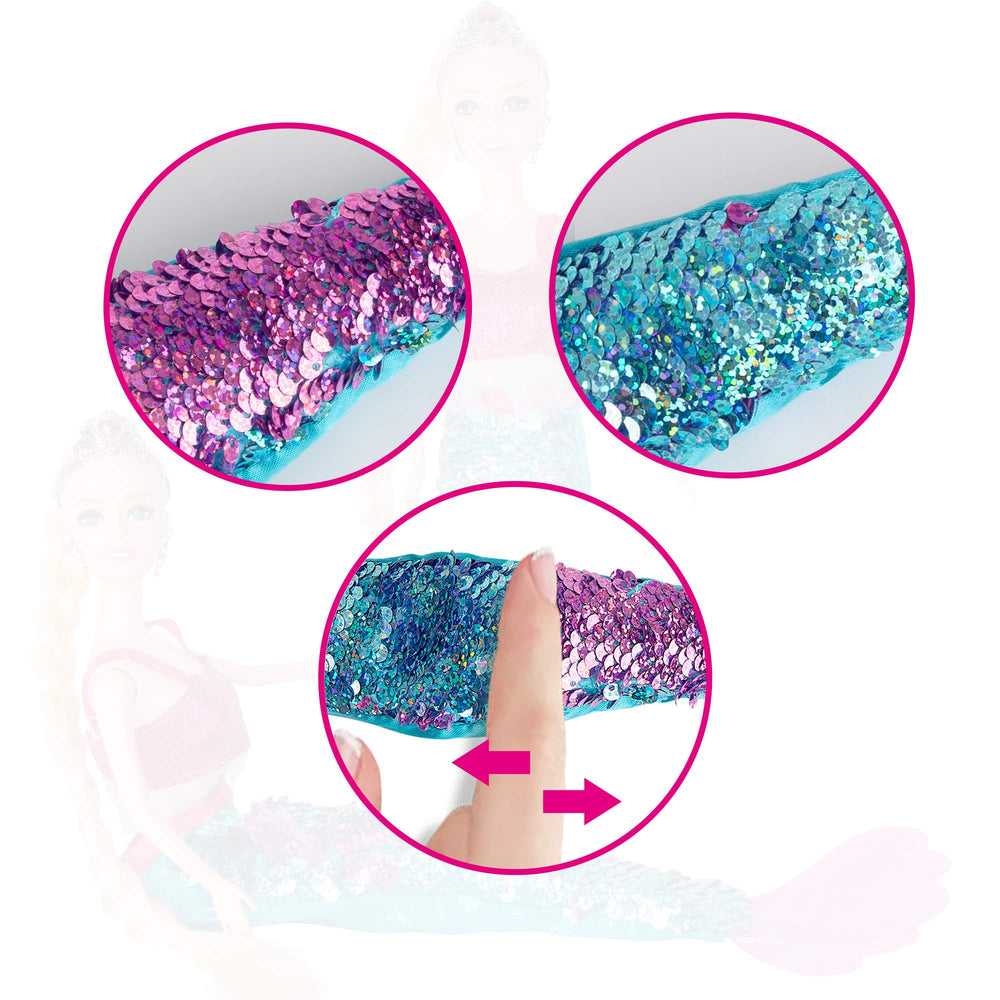 Yellow River 12-inch Mermaid Princess with shimmering scales.