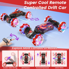 YEMIAI gesture-sensing RC stunt car remote control enables precise steering.
