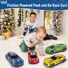 YEQOIZ four-pack race trucks display durable alloy bodies with ABS undercarriage.